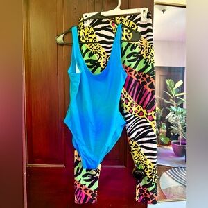 Women’s 80s 90s Fitness Costume